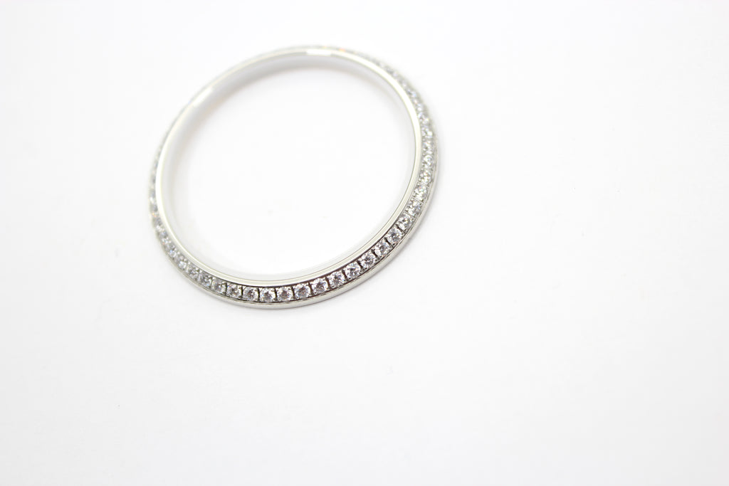 Zirkonia Diamant Inlay Bezel Lünette Kompatibel für Rolex 36mm Datejust