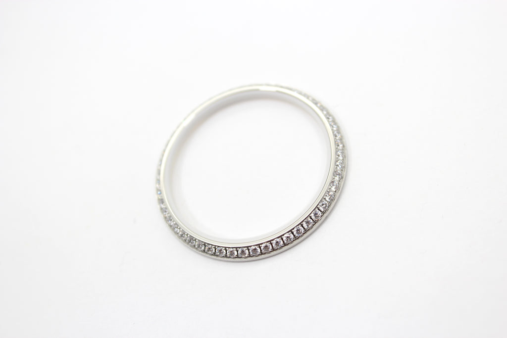 Zirkonia Diamant Inlay Bezel Lünette Kompatibel für Rolex 36mm Datejust