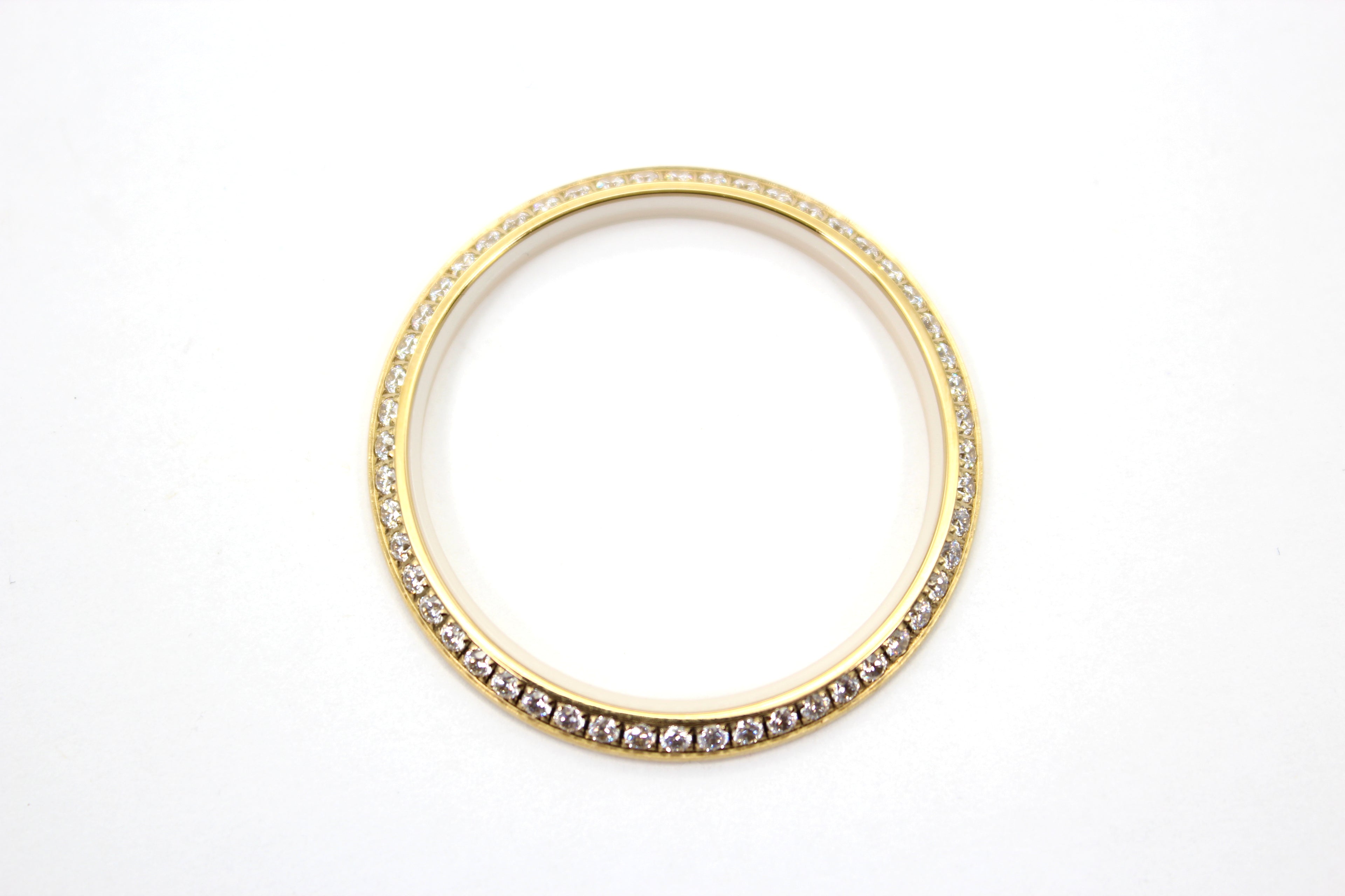 Zirkonia Diamant Inlay Bezel Lünette Kompatibel für Rolex 36mm Datejust