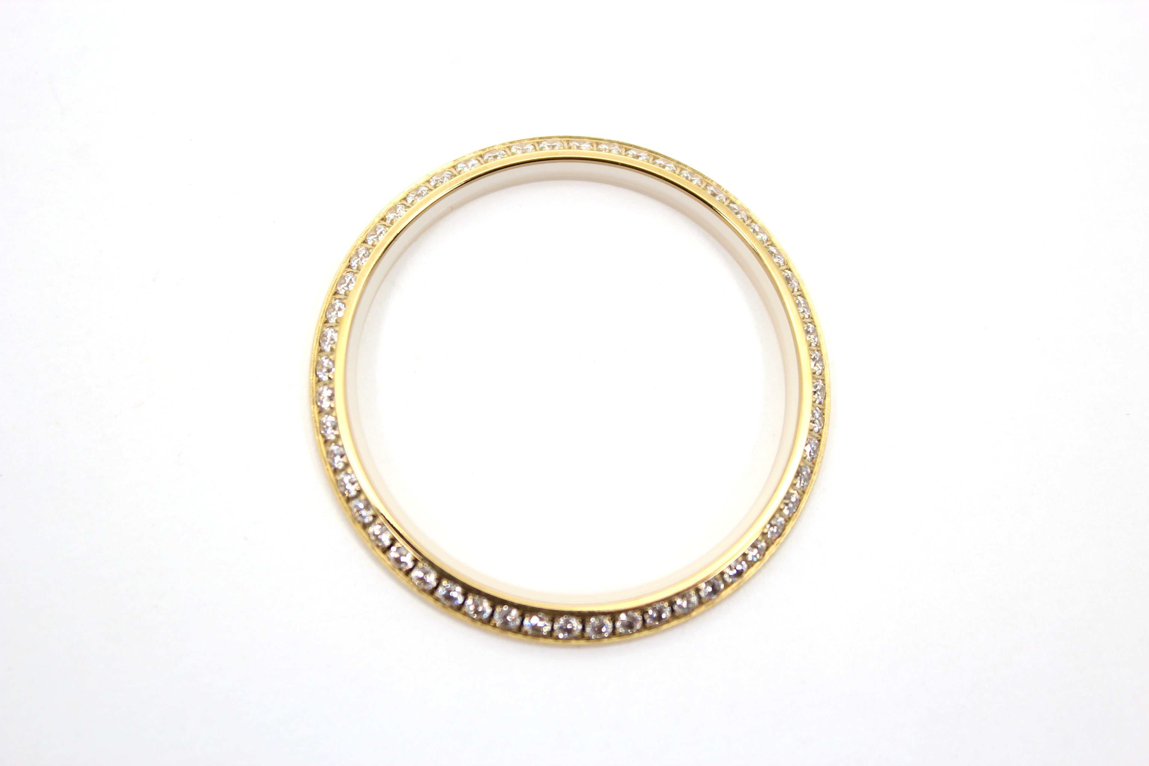 Zirkonia Diamant Inlay Bezel Lünette Kompatibel für Rolex 36mm Datejust