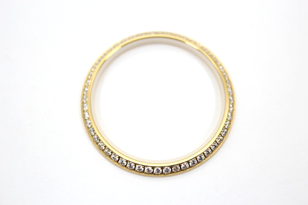 Zirkonia Diamant Inlay Bezel Lünette Kompatibel für Rolex 36mm Datejust