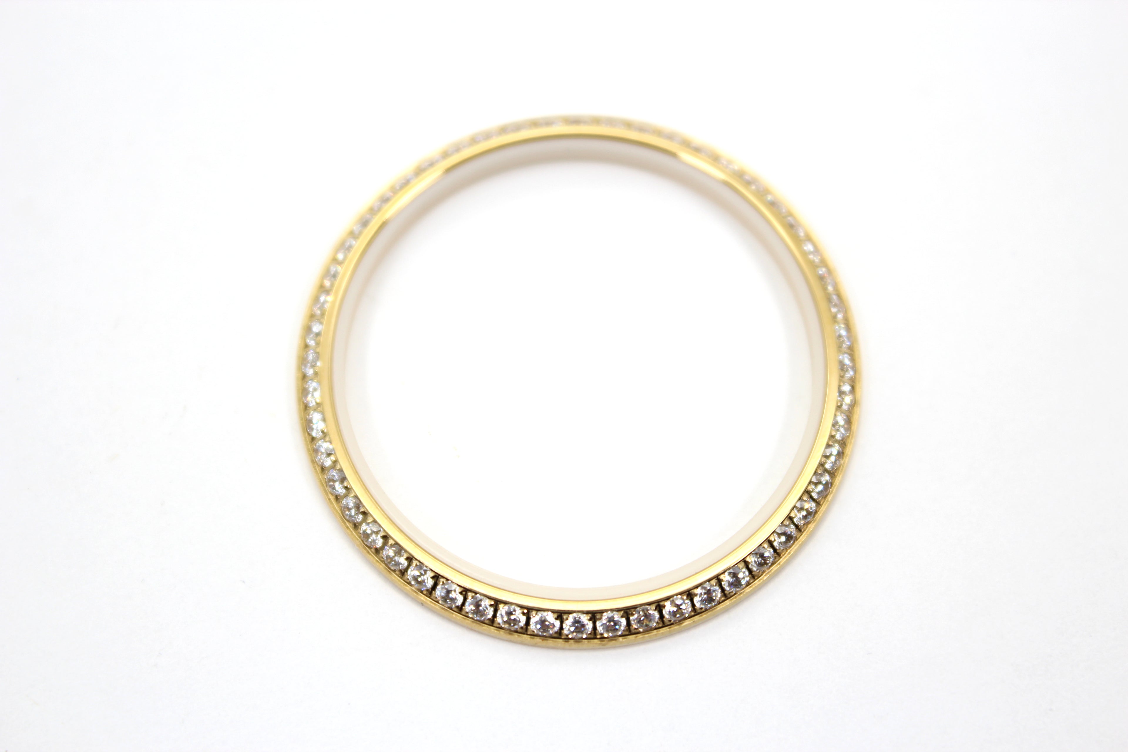 Zirkonia Diamant Inlay Bezel Lünette Kompatibel für Rolex 36mm Datejust