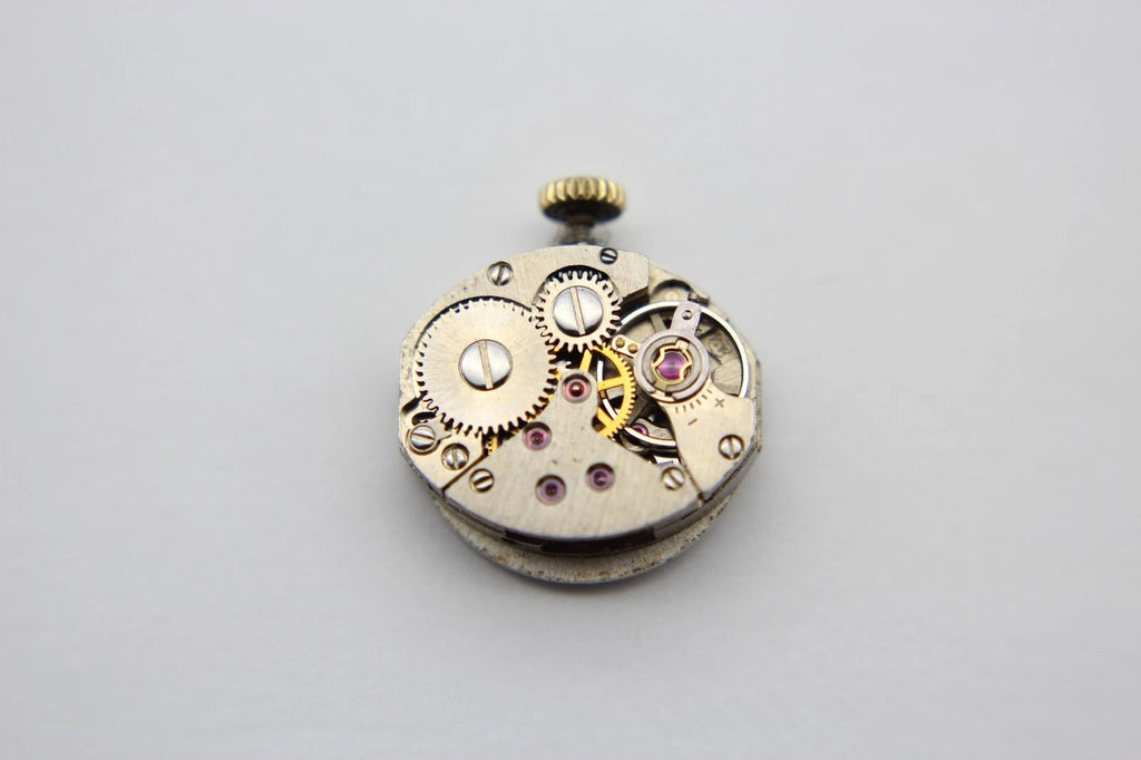 Bergana Uhrwek AS 1677 Watch Movement 17 Jewels Balance Ok for Part Repair rund